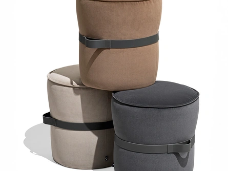 Pouf Pof in tessuto di Connubia