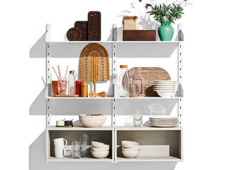 Mensole in metallo e melaminico Shelfy di Connubia