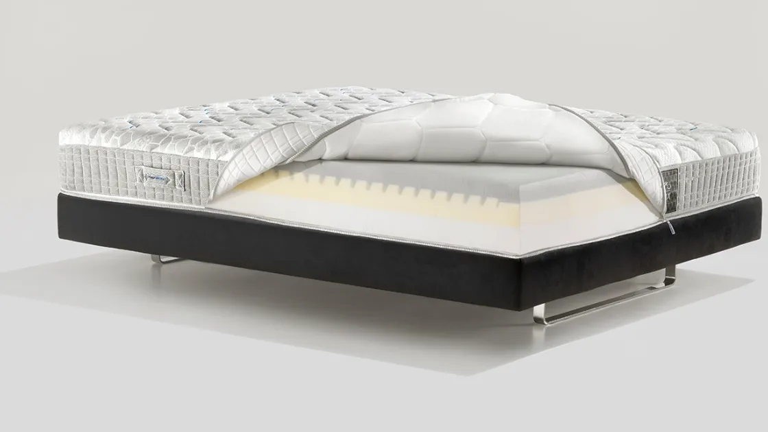 Materasso MagniStretch 9 in memory, eliosoft, elioform e fibra super soft di Magniflex