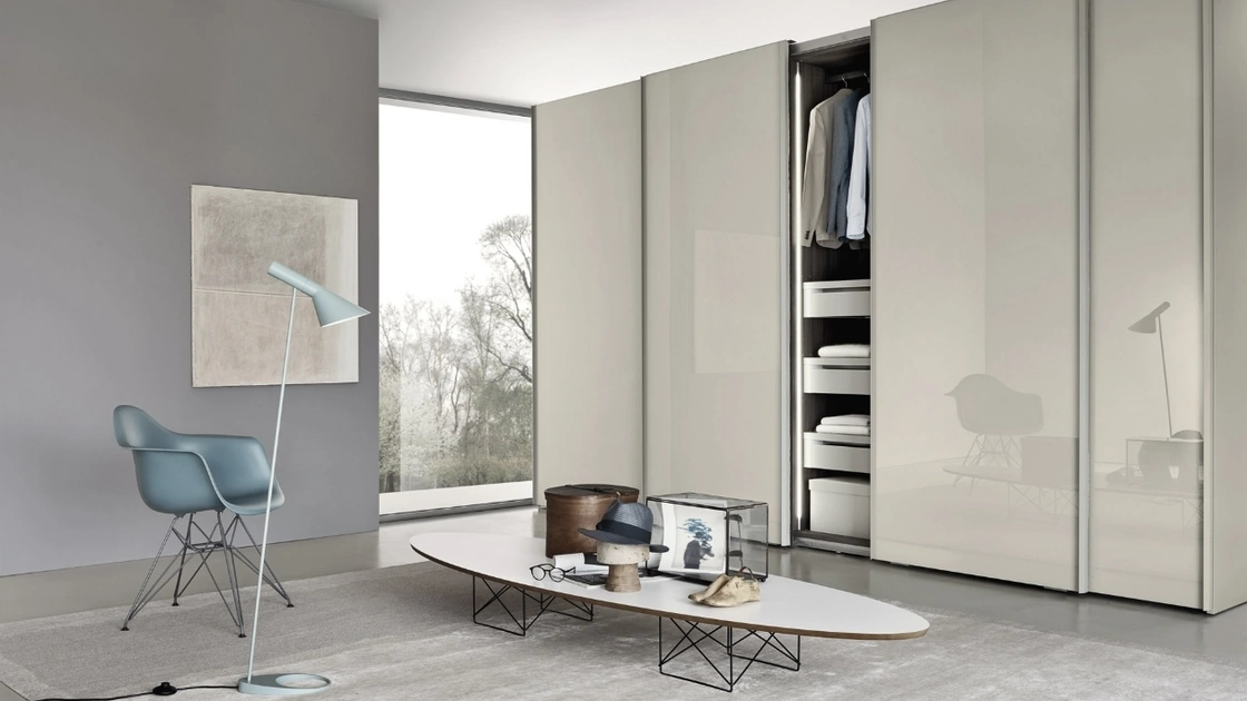 Armadio Ala Vetro Juta di Sangiacomo