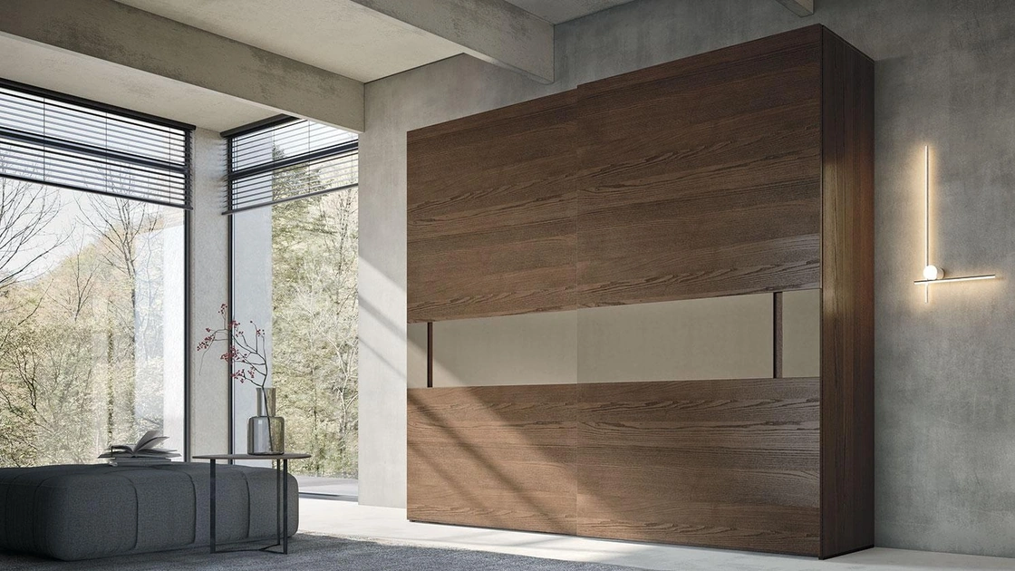 Armadio con ante scorrevoli Comp 396 di Mobilgam