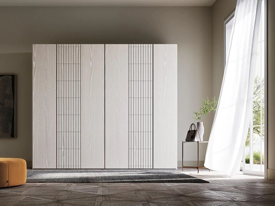 Armadio con ante battenti in legno Comp N21 di Mobilgam