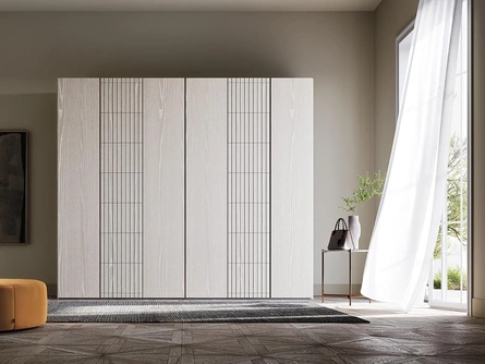 Armadio con ante battenti in legno Comp N21 di Mobilgam