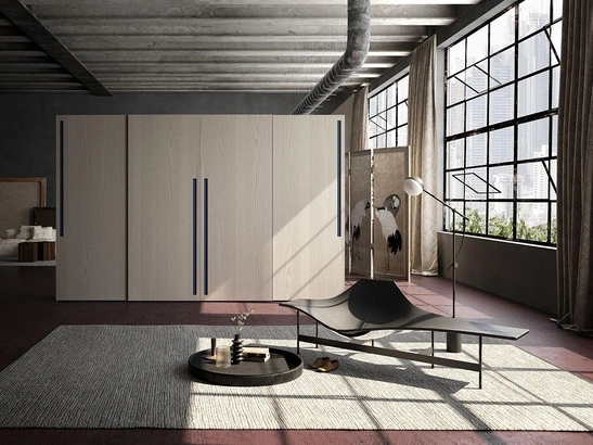 Armadio con ante scorrevoli Comp 318 in legno di frassino di Mobilgam