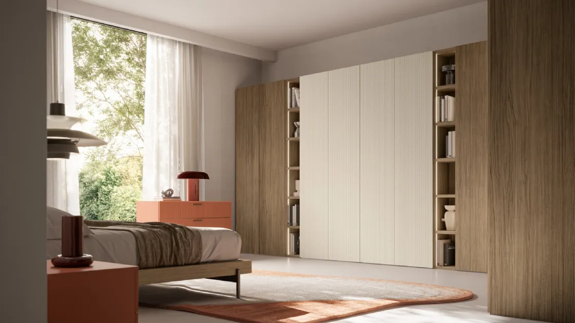 Armadio angolare Liscia Battente 03 di SantaLucia