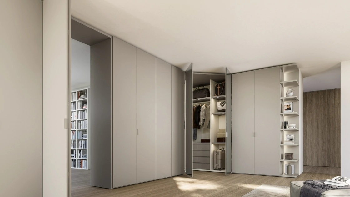 Armadio Terminale Angolare Anta Liscia di Sangiacomo