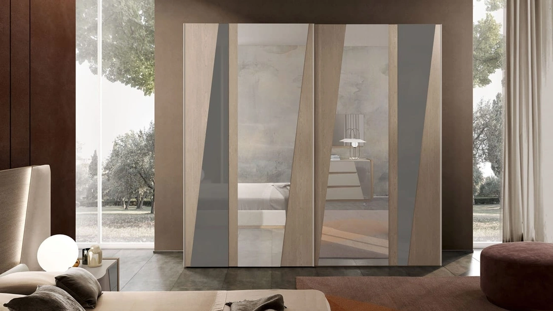 Armadio con ante scorrevoli Trend di Adriatica