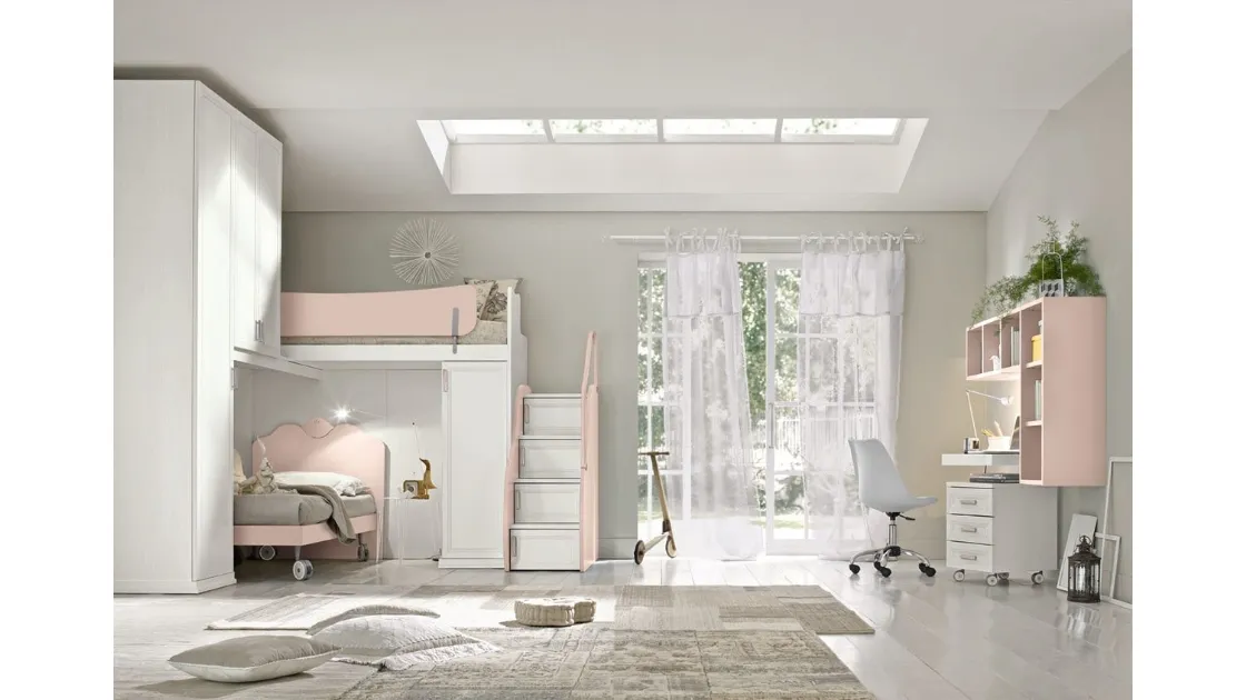 Cameretta a soppalco Arcadia AC023 di Colombini Casa