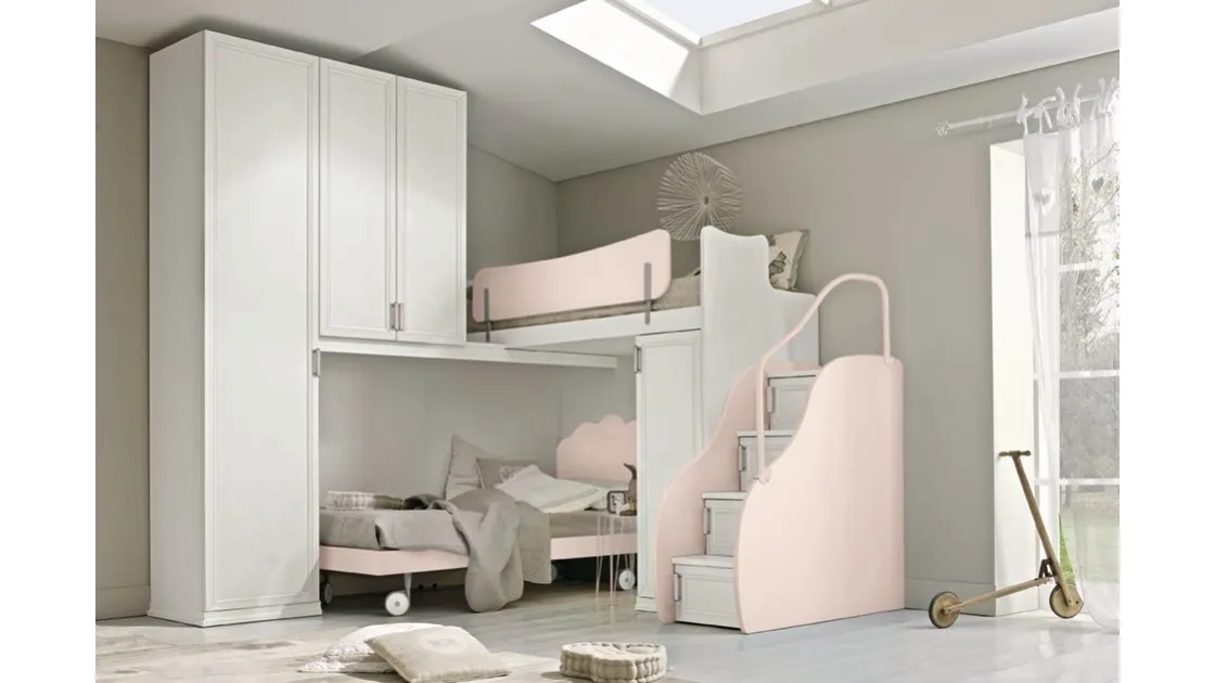Cameretta a soppalco Arcadia AC023 di Colombini Casa