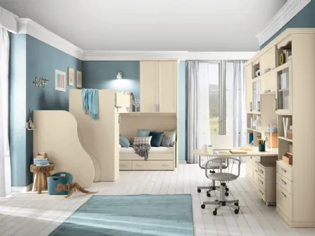 Cameretta a soppalco Arcadia AC025 di Colombini Casa