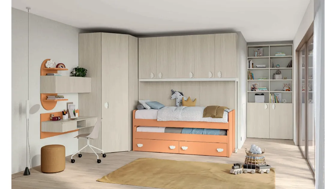 Cameretta a ponte Volo Kid C026 di Colombini Casa
