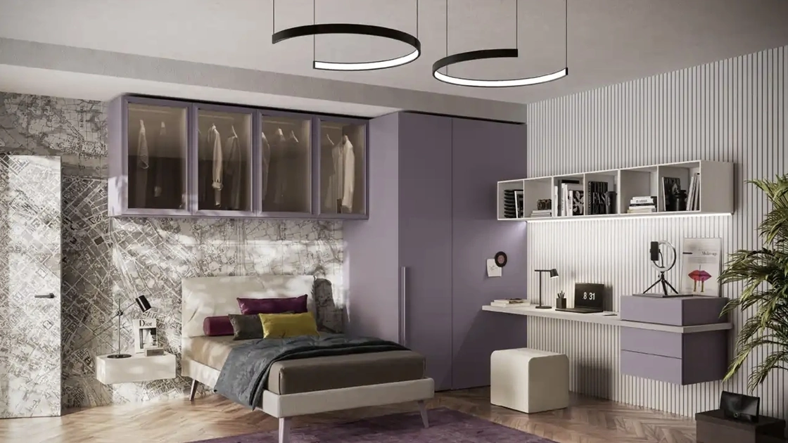 Cameretta a ponte Y109 di Moretti Compact Camerette