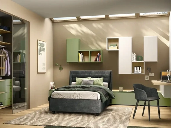 Cameretta per ragazzi Y114 di Moretti Compact Camerette