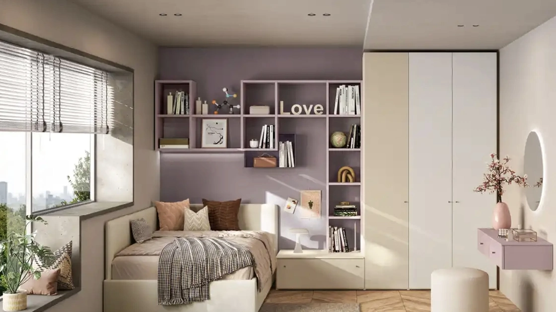 Cameretta su misura per ragazzi Y117 di Moretti Compact Camerette