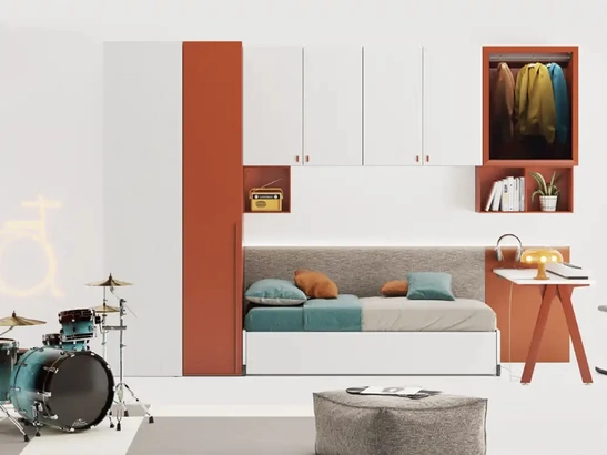 Cameretta a ponte YGAB di Moretti Compact Camerette