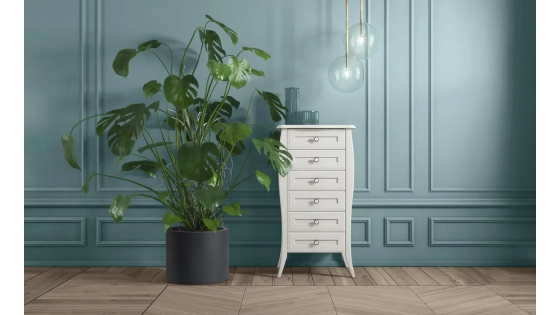 Cassettiera Arcadia Shabby Chic di Colombini Casa