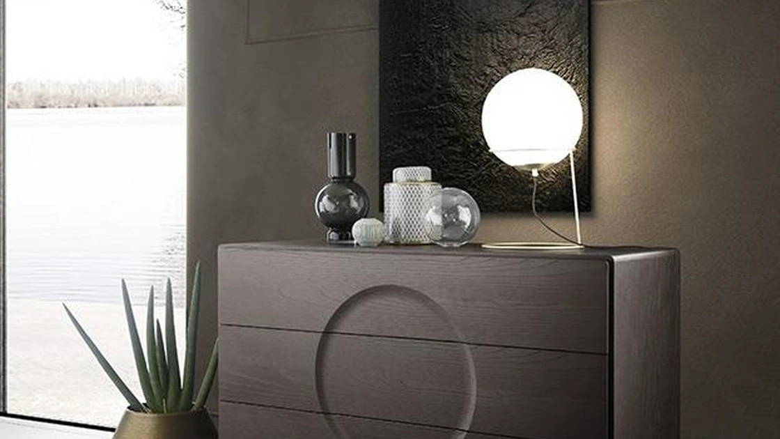 Comò Ring in legno di Mobilgam