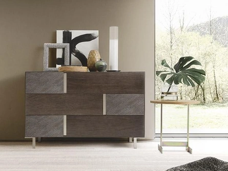 Comò Regolo in frassino e materico di Mobilgam