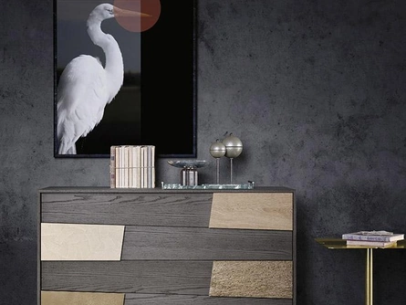 Comò Scacco in legno di Mobilgam