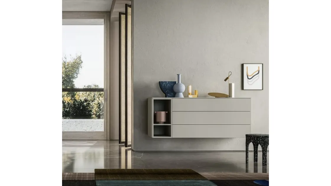 Comò sospeso Sistema Ventidue di SantaLucia