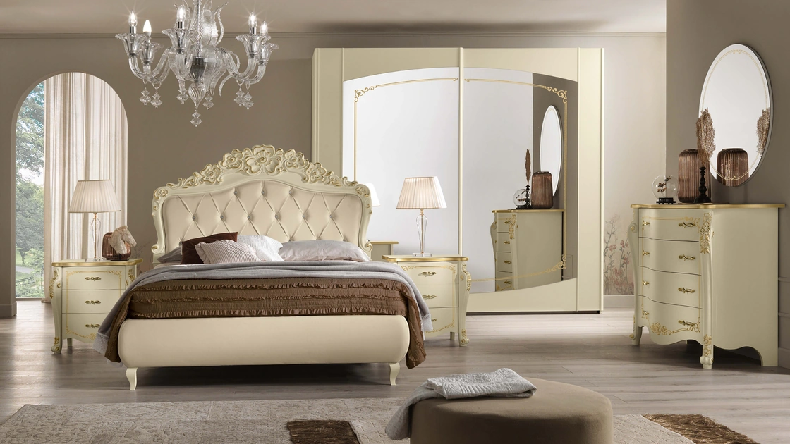 Letto con testiera Pandora di Adriatica