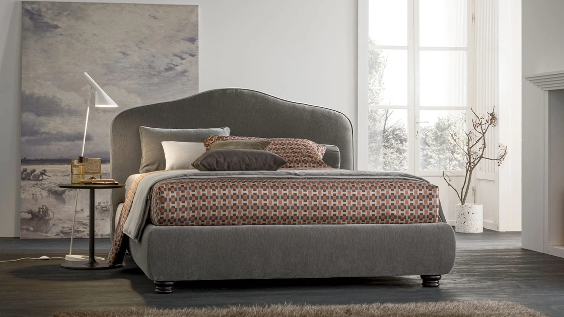 Letto con testiera sagomata Althea di V&Nice