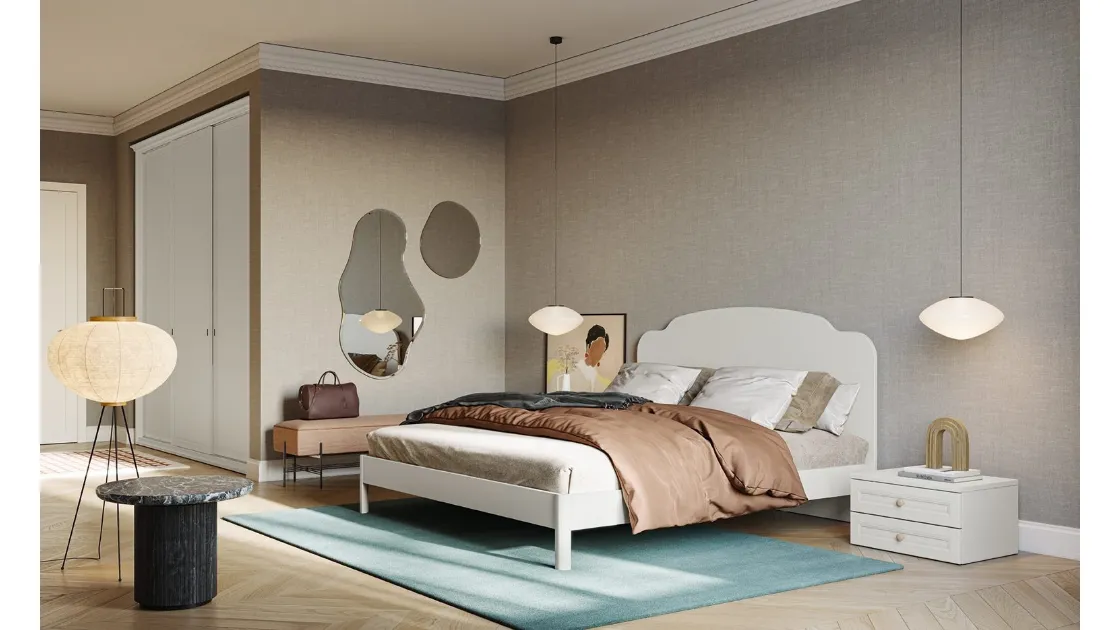 Letto con testiera Arcadia Aida di Colombini Casa