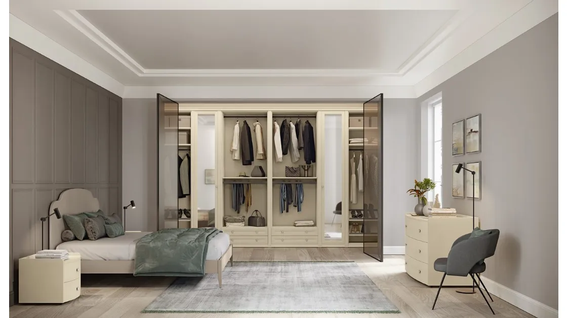 Letto con testiera Arcadia Aida di Colombini Casa