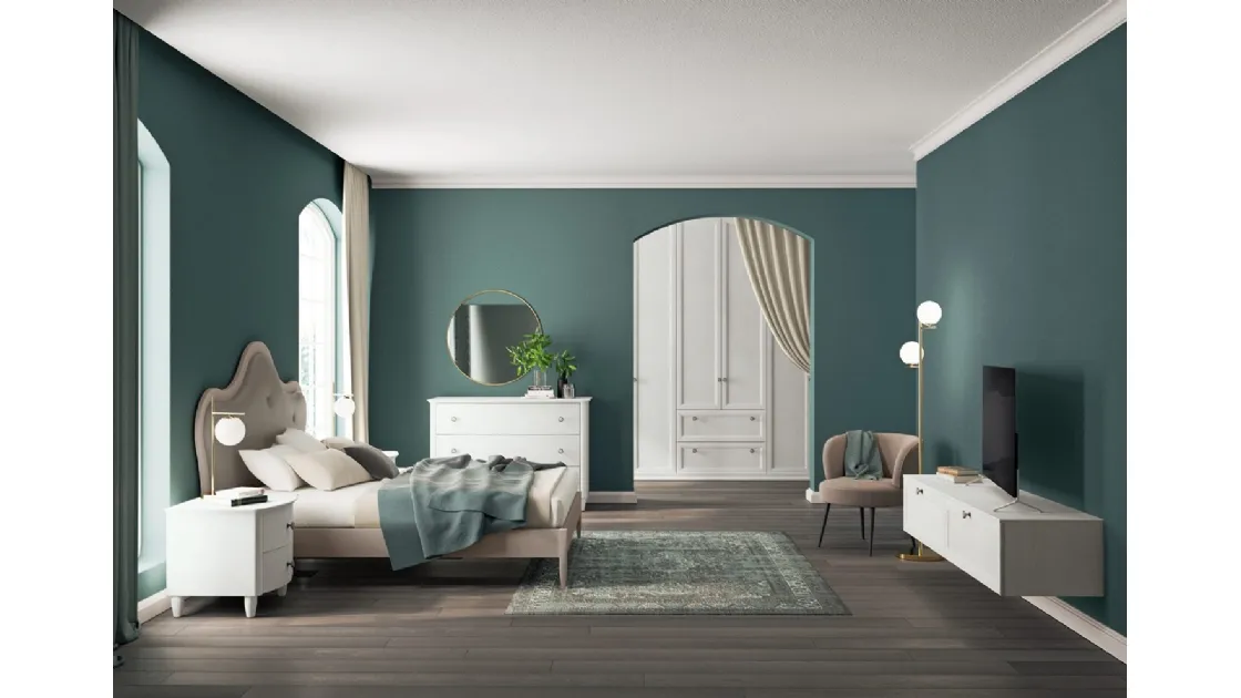 Letto Arcadia Iris di Colombini Casa