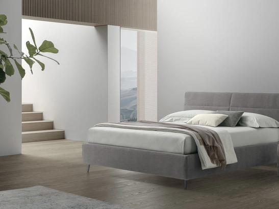 Letto in tessuto con box contenitore Berry di V&Nice