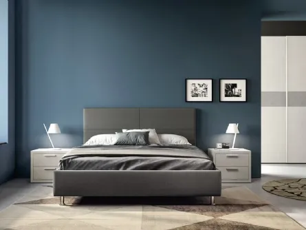 Letto in ecopelle Bora di SantaLucia