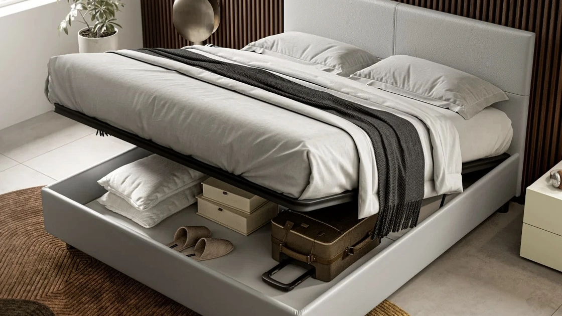 Letto con contenitore Bora di SantaLucia