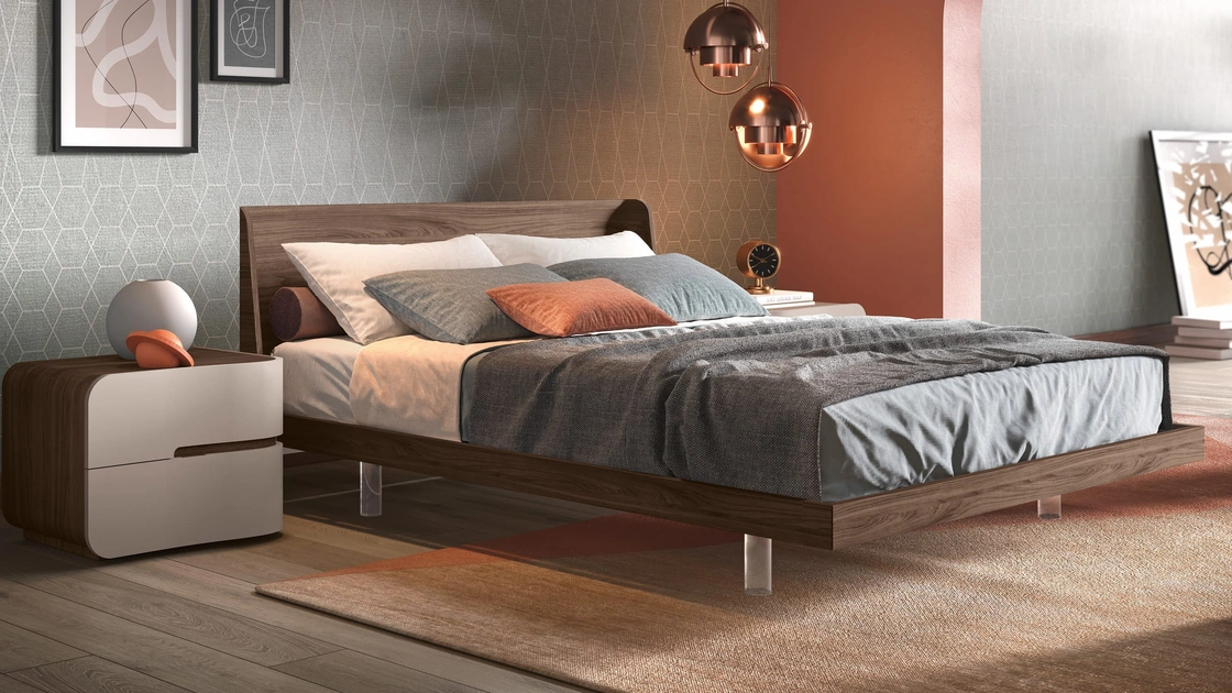 Letto con testiera Desmo di Adriatica