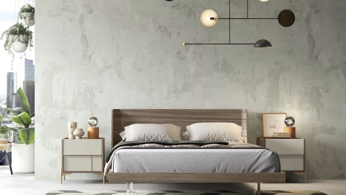 Letto con testiera Desmo di Adriatica