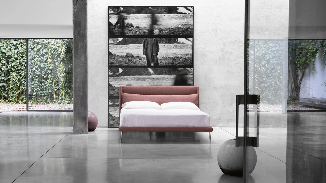 Letto imbottito Eddie di Noctis