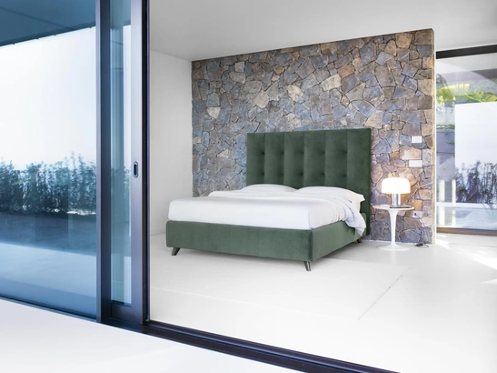 Letto con box contenitore Emma High di Noctis