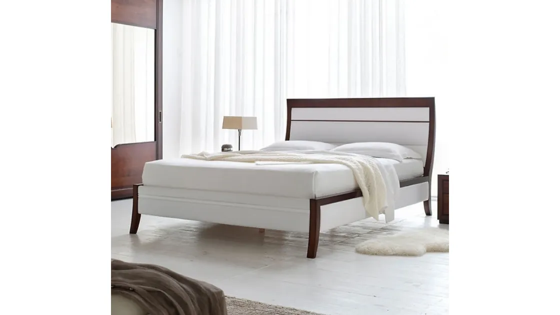 Letto matrimoniale Line di Fasolin