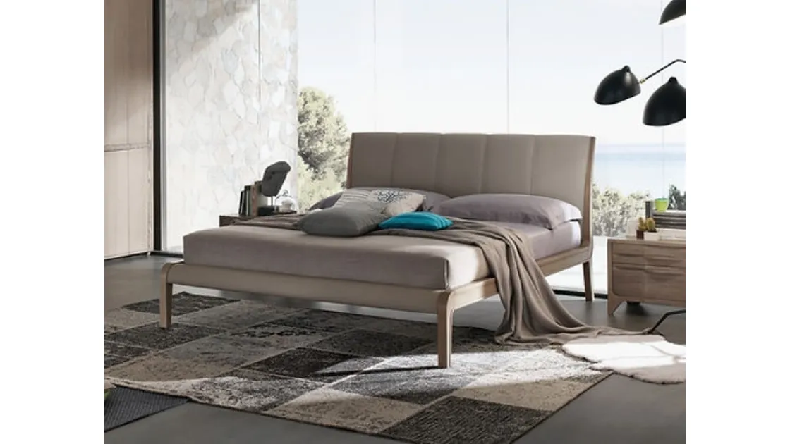 Letto Ruler con testiera di Fasolin