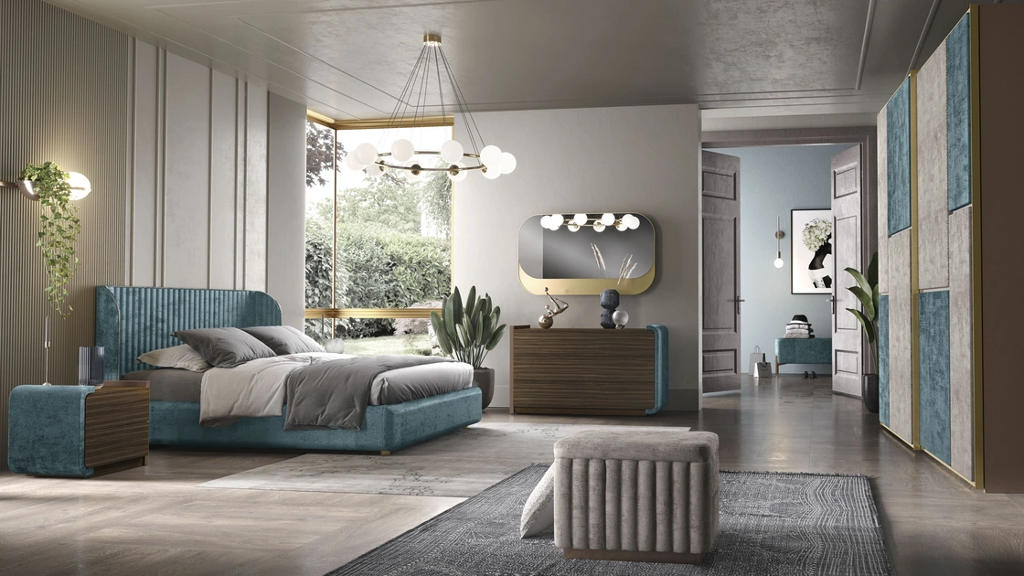 Letto in tessuto Ikelo di Adriatica