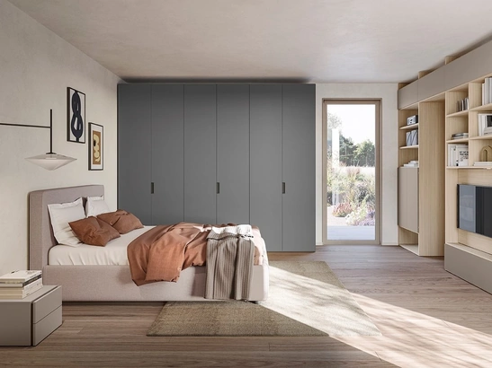 Letto in tessuto Line di Colombini Casa