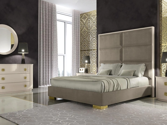 Letto con testiera imponente Odeon di Adriatica