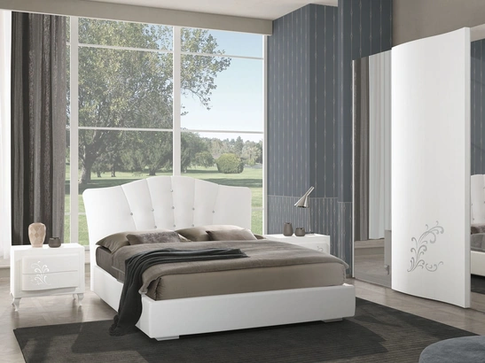 Letto imbottito Silvia di Adriatica