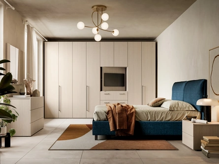 Letto con contenitore Taku di SantaLucia