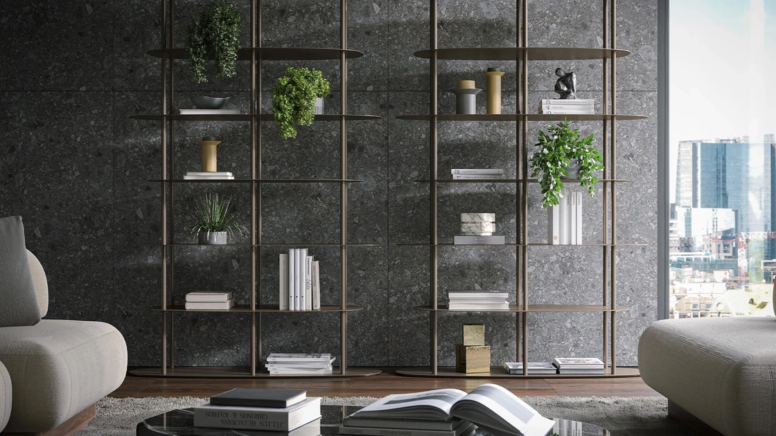 Libreria in lamiera di metallo Oasi XL Tonin Casa