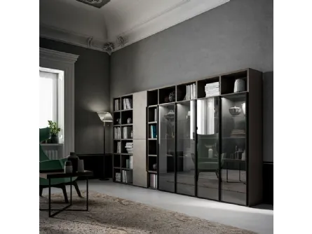 Libreria Speed Up con vetrinette di Dall'Agnese