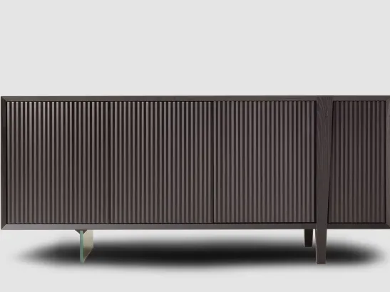 Madia Gossip con ante in legno di Fasolin