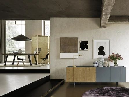 Madia Horizon Joy 968 in rovere old e laccato opaco di Mobilgam