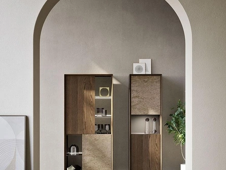 Madia Horizon Zen 1031 in legno e pietra di Mobilgam