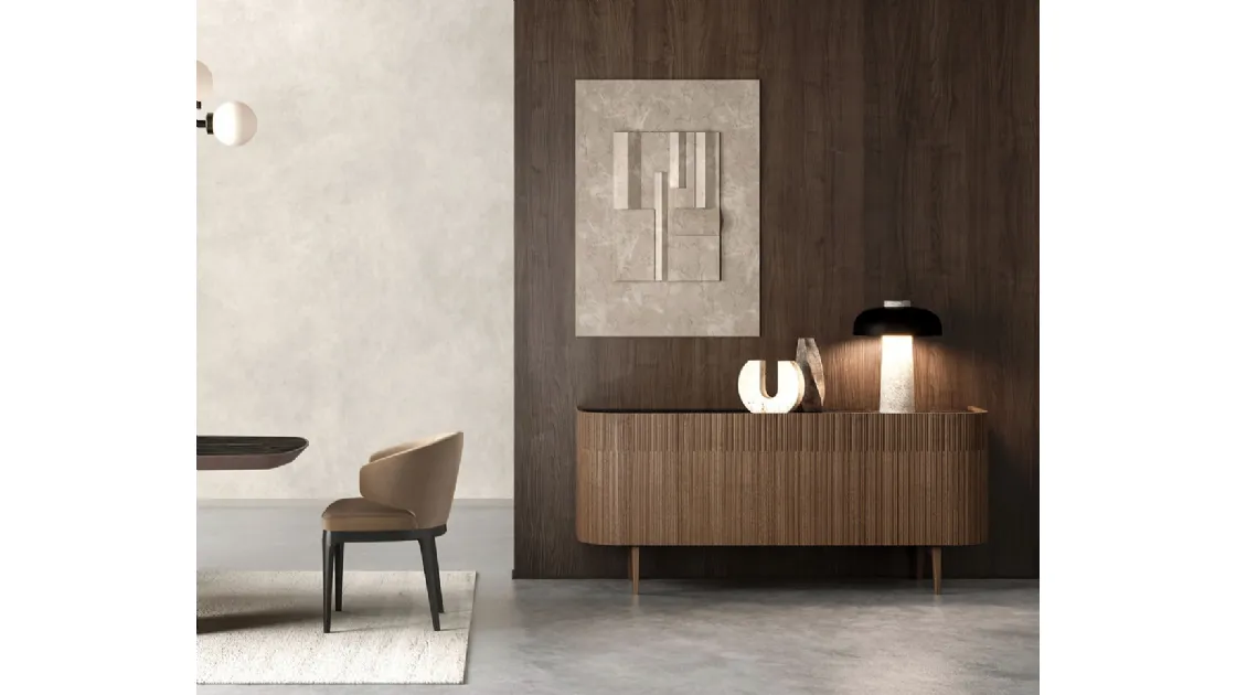 Madia Icon in noce cannettato di Fasolin