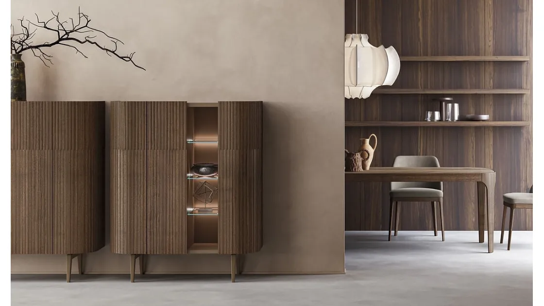 Madia Icon in noce cannettato di Fasolin